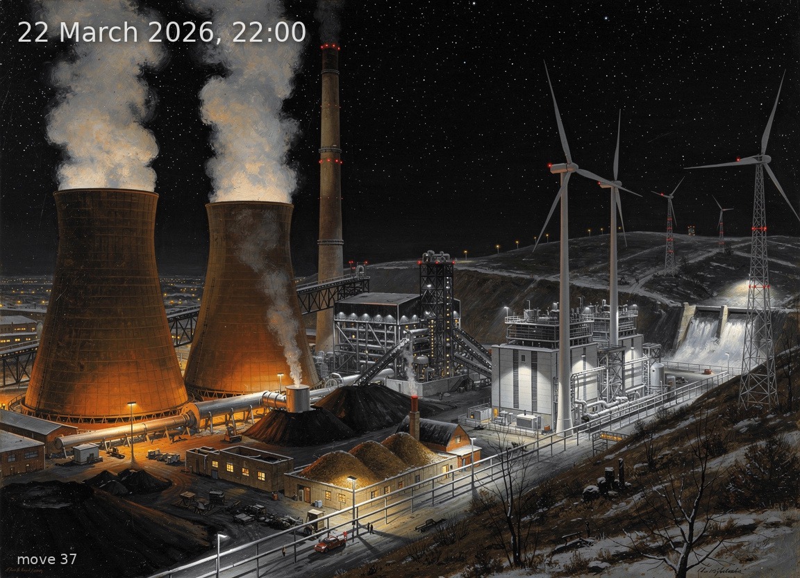 Grid Poet — 22 March 2026, 22:00